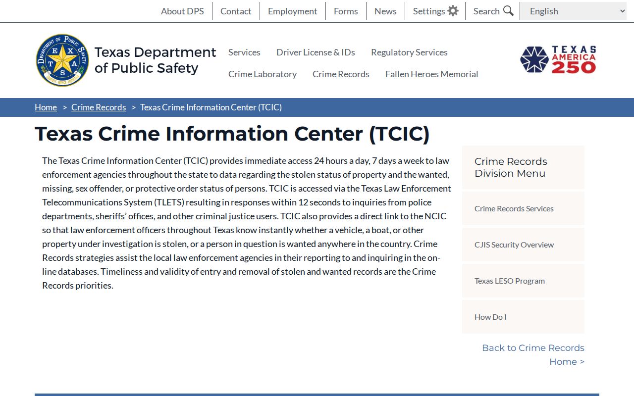 Fort Bend County active warrant system and TCIC access limits